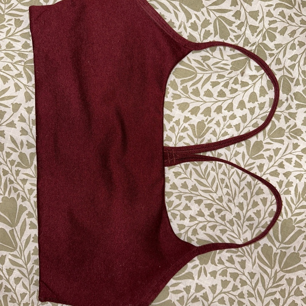 Old Navy Burgundy Sports Bra